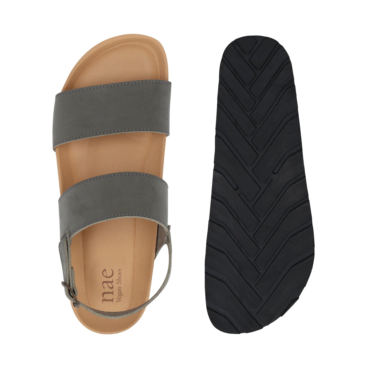 Veganska unisex slingback sandaler korkfotbädd återvunnen sula