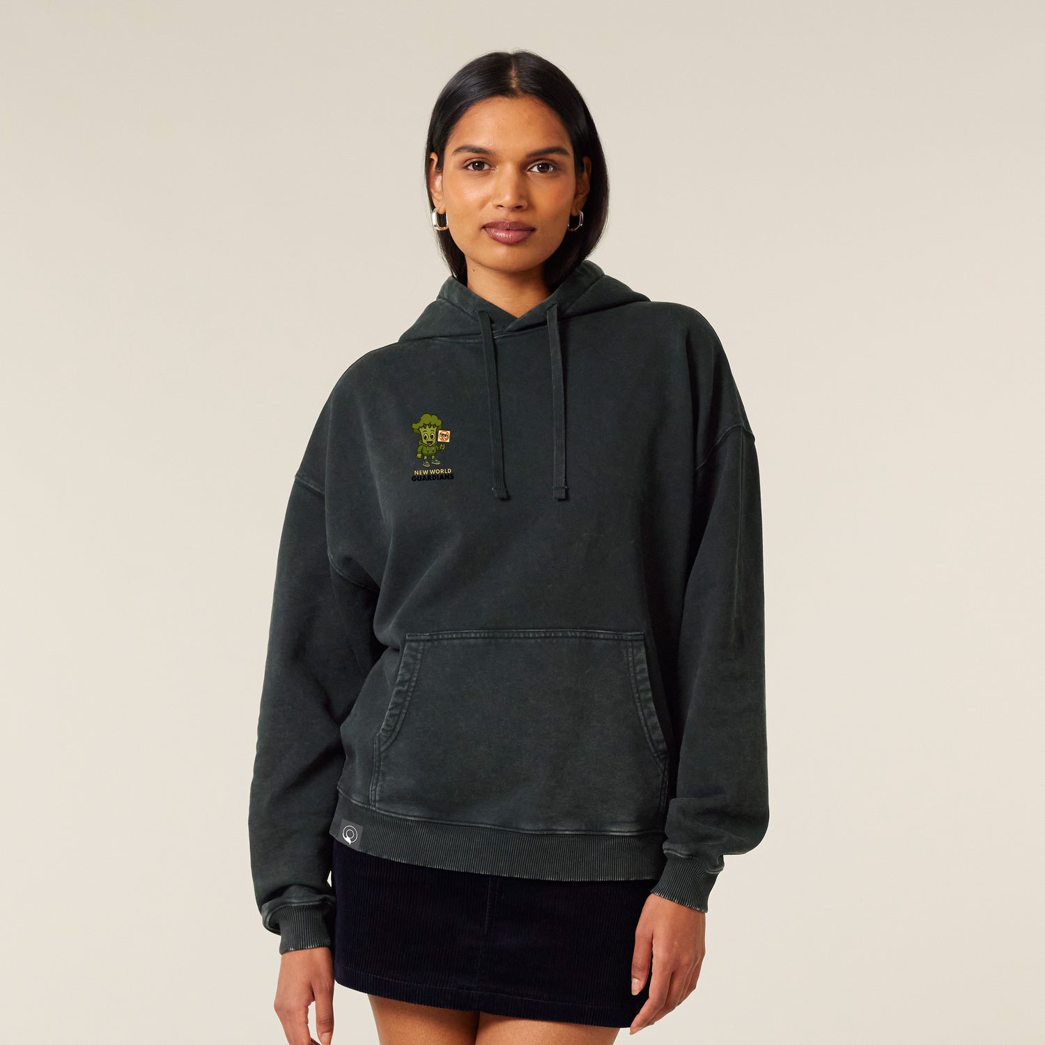 Steamy Vegan Hoodie mit Squad Back Print – Organic / Unisex / 3 Farben