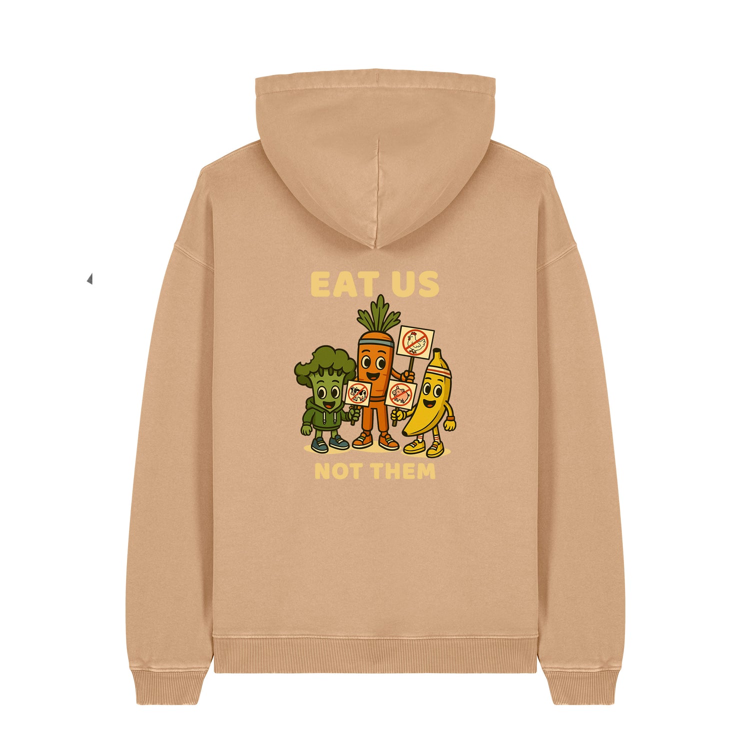 Steamy Vegan Hoodie mit Squad Back Print – Organic / Unisex / 3 Farben