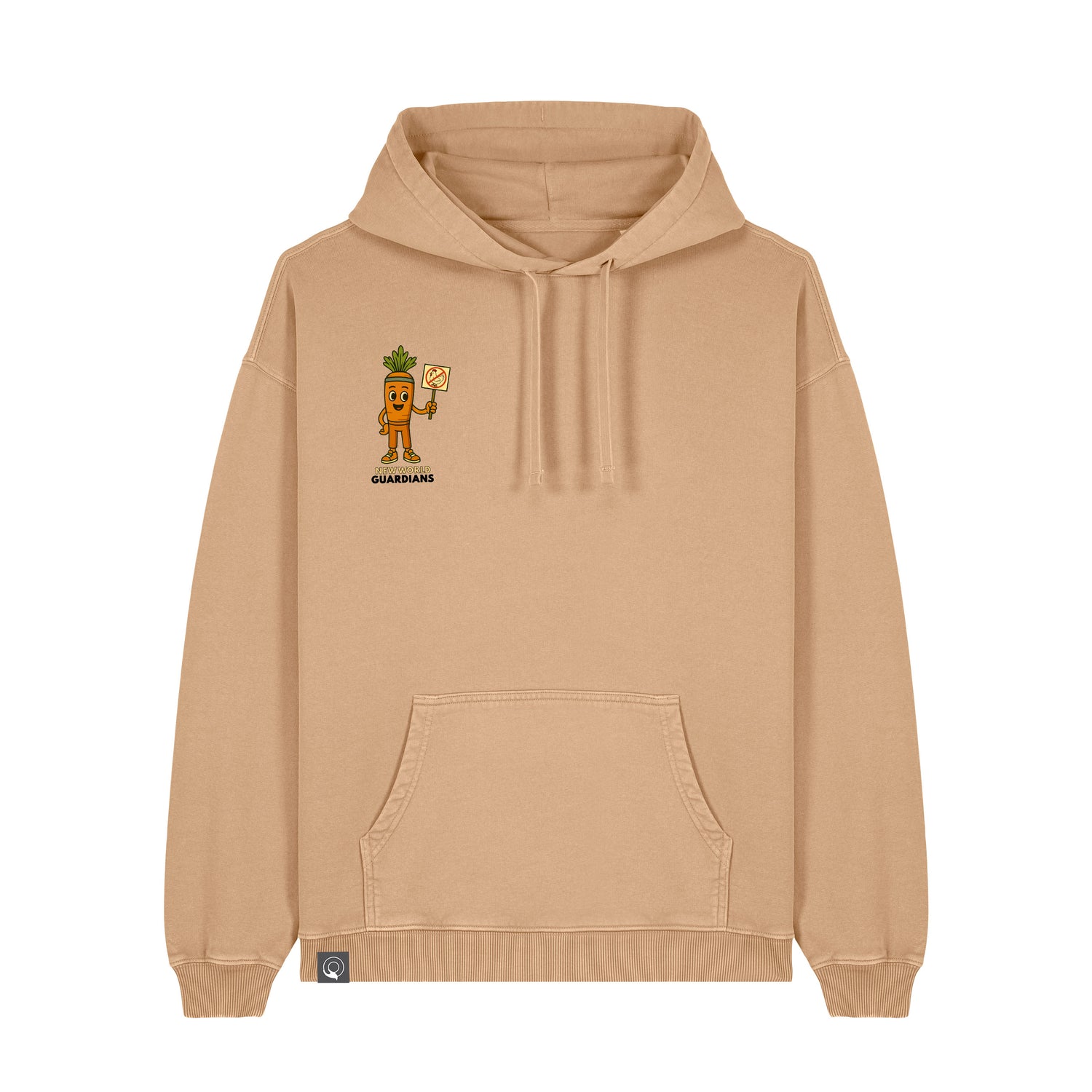 Crunch Vegan Hoodie mit Squad Back Print – Organic / Unisex / 3 Farben