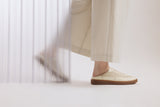 MULE HAZE | Beige Vegan Mule Sneakers from Apple Leather & Linen