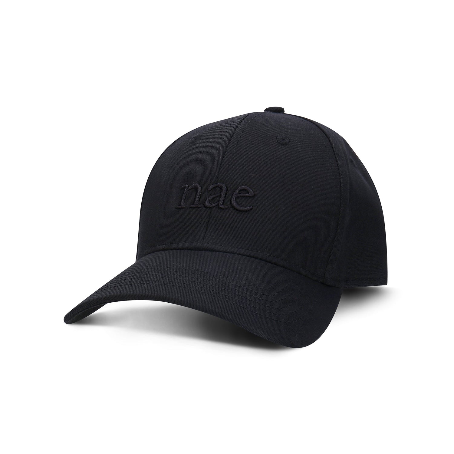 a side view of a black cap of nae vegan shoes made with organic cotton