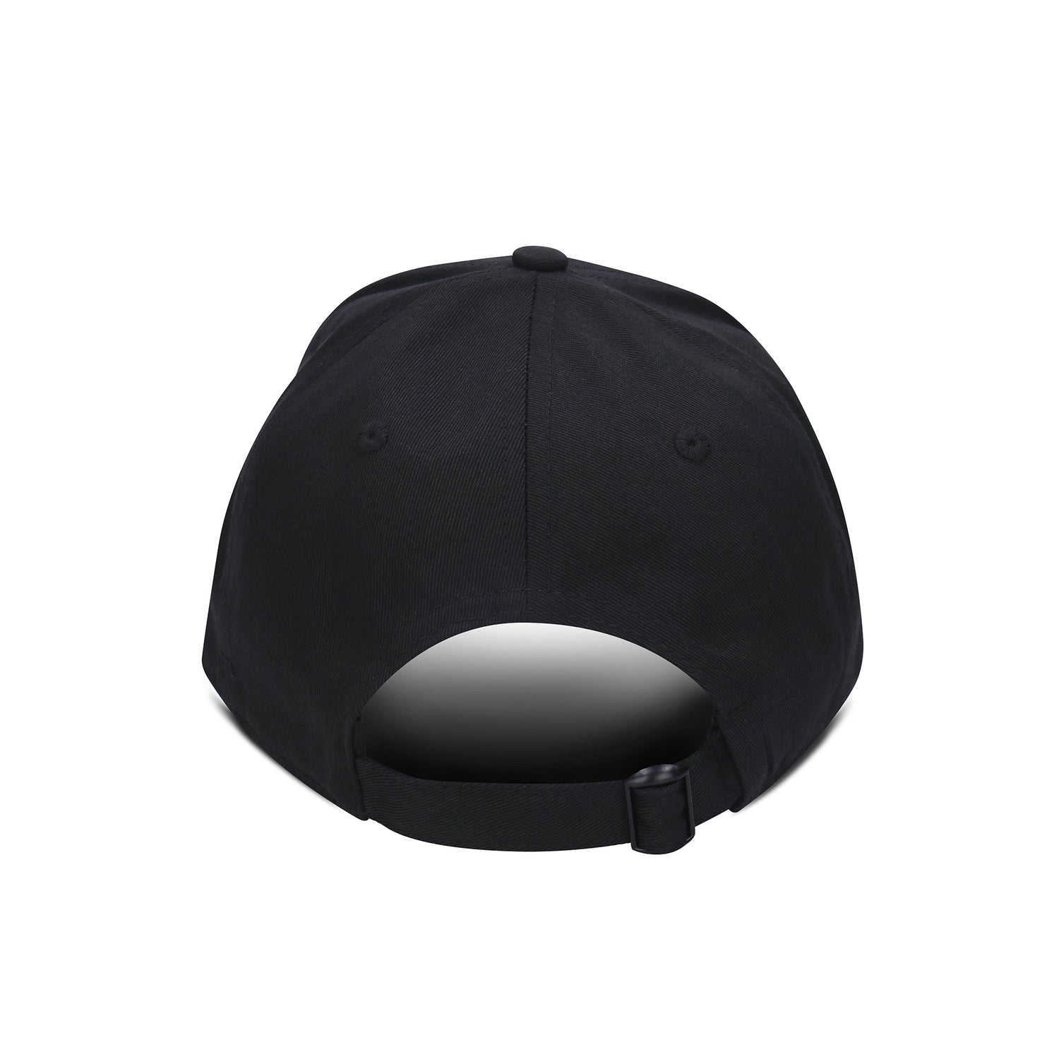 back view of a black cap of nae vegan shoes made with organic cotton