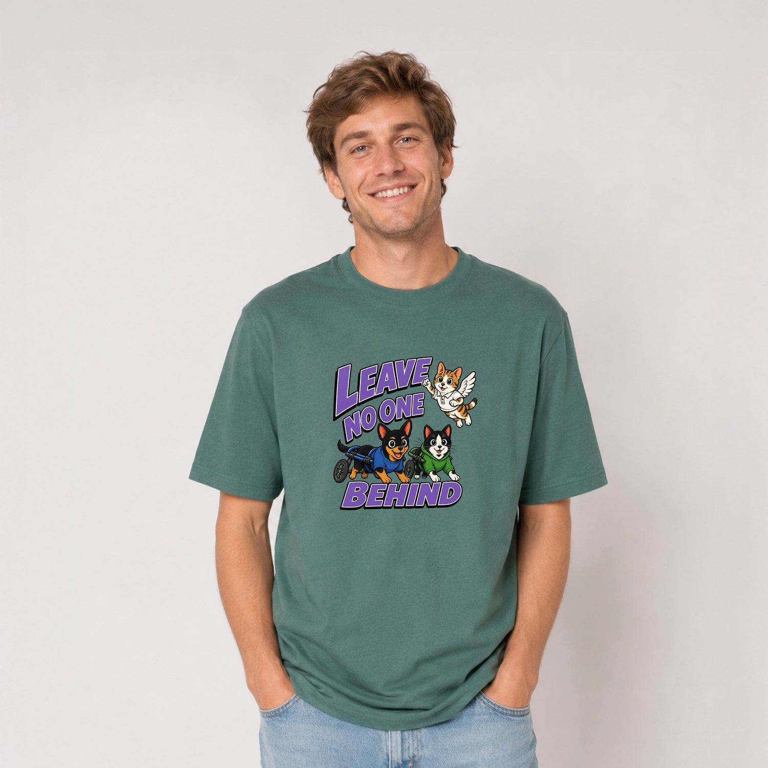 Leave No One Behind T-Shirt - Organic Cotton