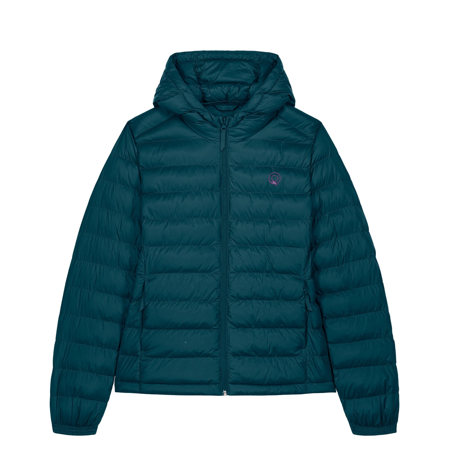 EARTH Padded Jacket for Women Turquoise Green – Sustainable Quilted Women’s Jacket