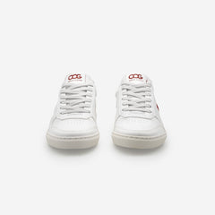 Baskets sneakers végan et écologique cuir végétal blanche noir - Topsy Cog