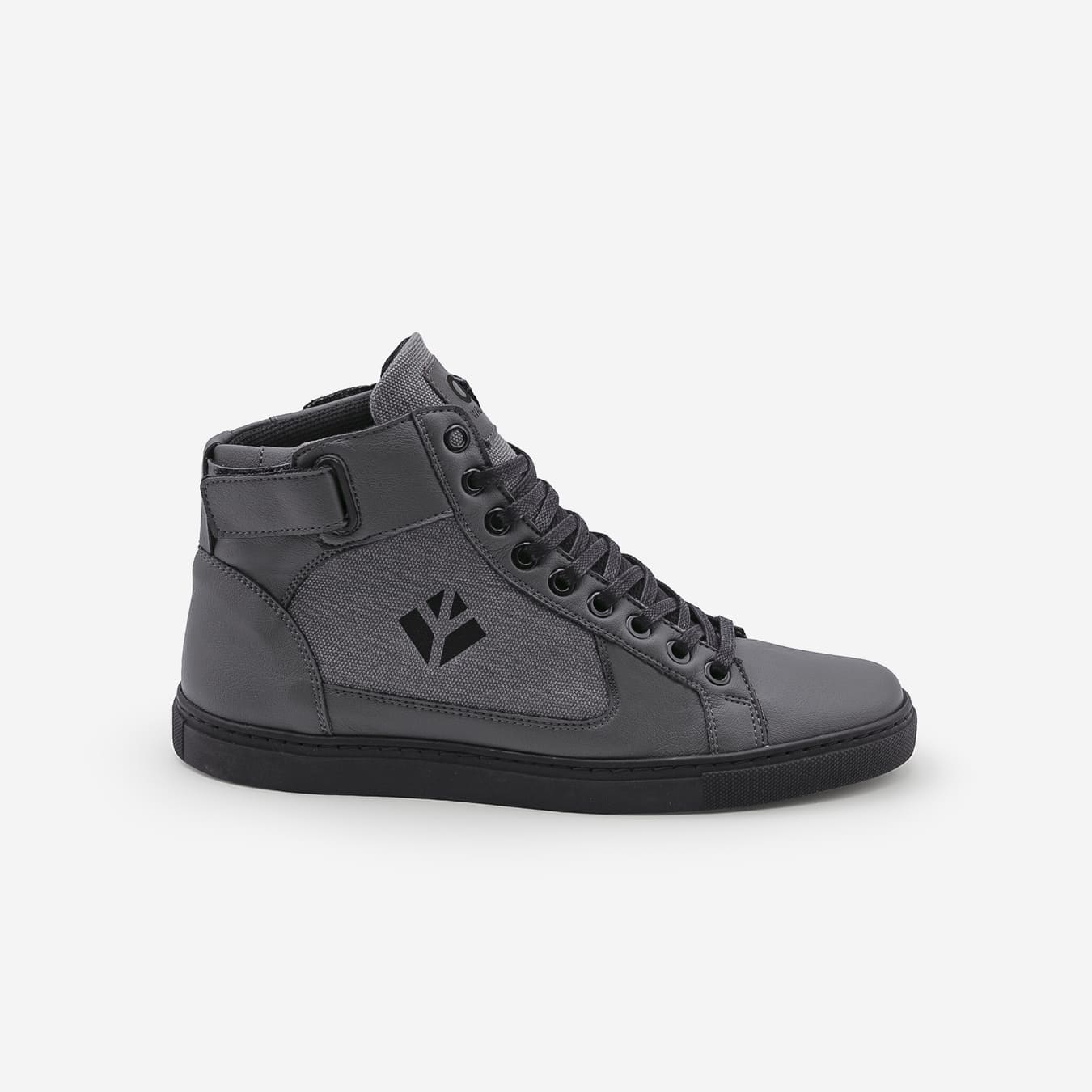 Baskets sneakers montantes végan et écologique grise - Wallace Cog