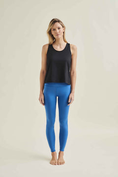 Cradle to Cradle certified activewear top in Caviar Black - eco-friendly and ethical
