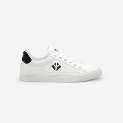 Sneakers baskets basses végan et écologique blanc noir - Winton Cog