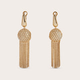 Chalcedon Ohrringe 14 Karat Gold