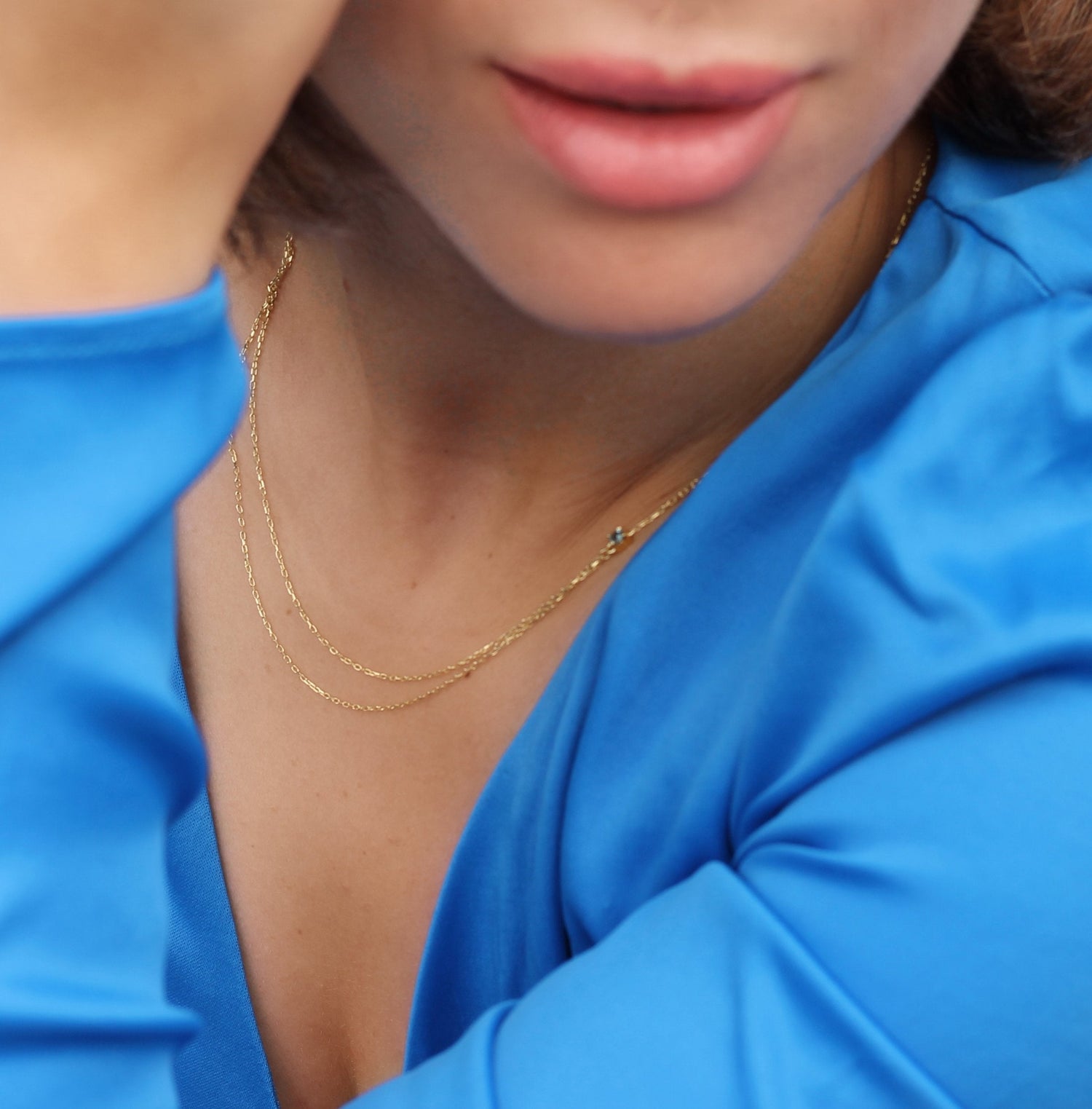 Elodie london topaz necklace