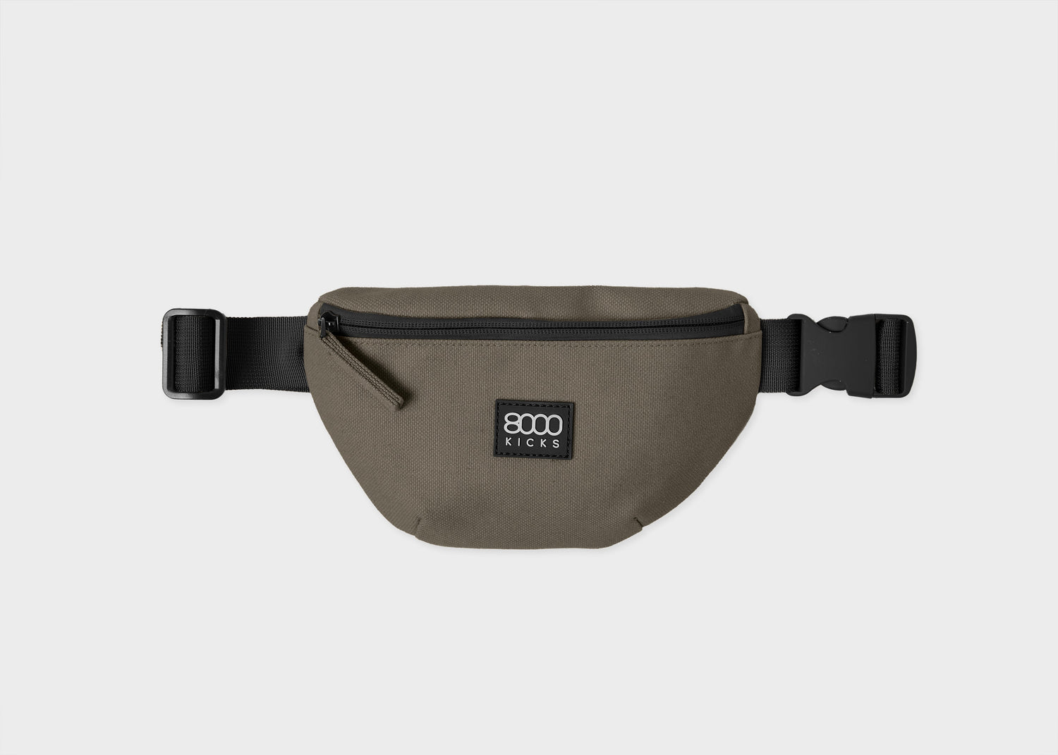 Nachhaltige Bauchtasche / Crossbody Tasche aus Hanf in Beige & Schwarz