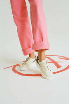 JANE - apple & corn sneakers - turquoise – pair view