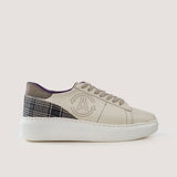 JANE - apple & corn sneakers - cappucino – side profile