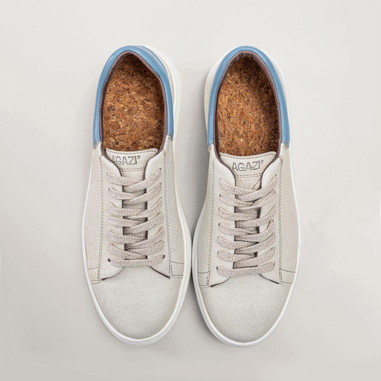 EMMA - apple & corn sneakers - sky blue