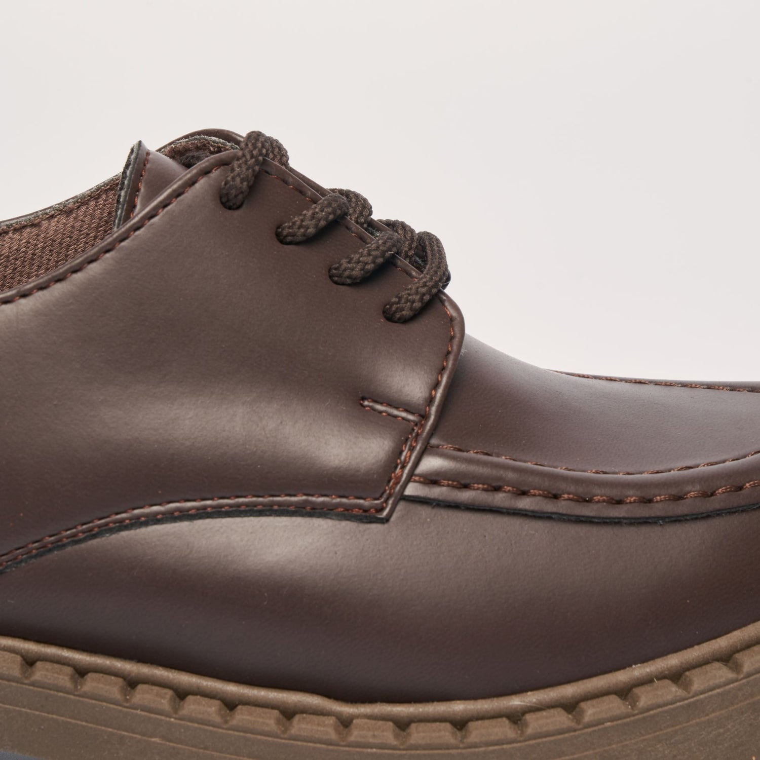 HELEN Brown Vegan Apple Leather Loafers