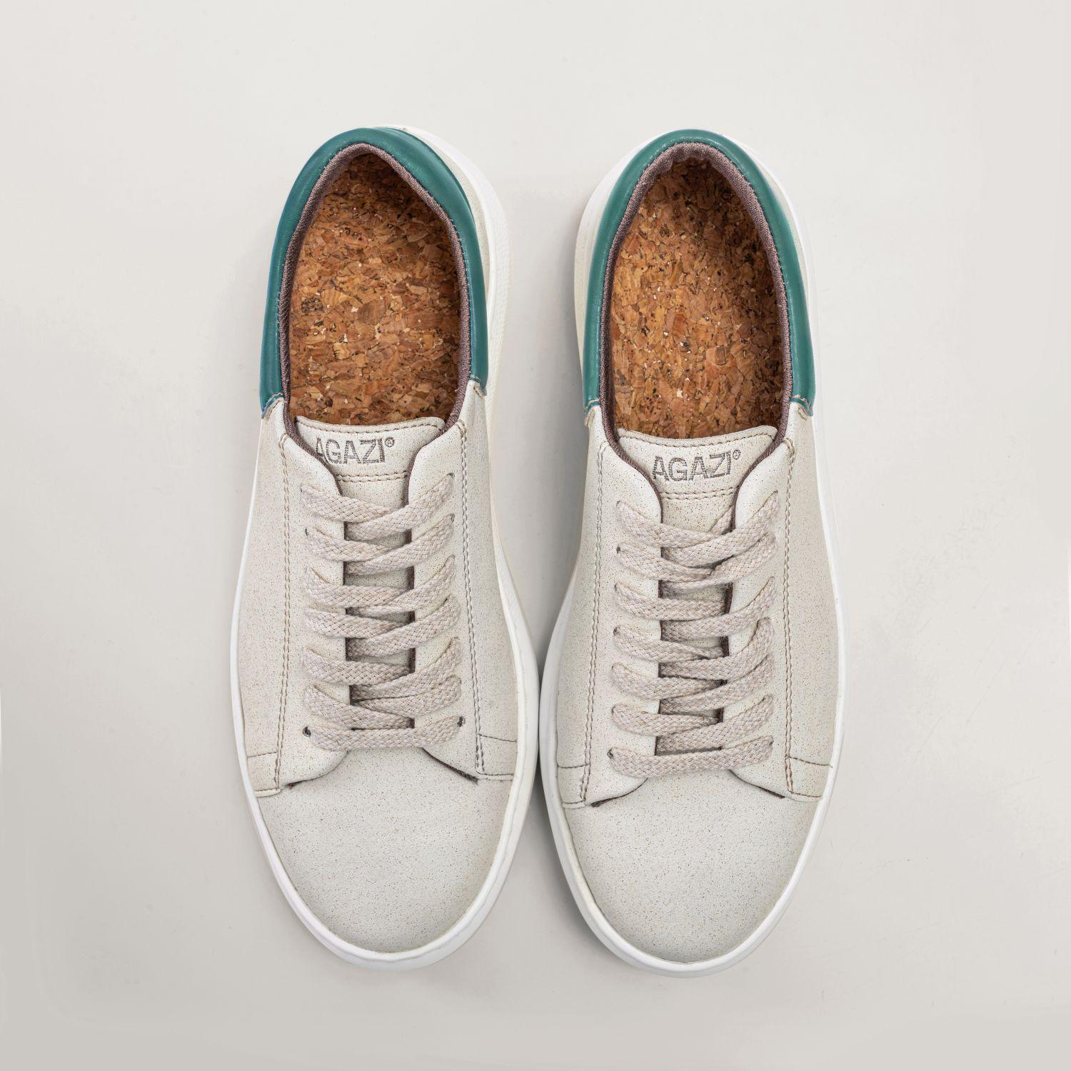 EMMA - apple & corn sneakers - turquoise