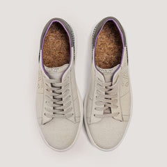 JANE - apple & corn sneakers - cappucino – front view