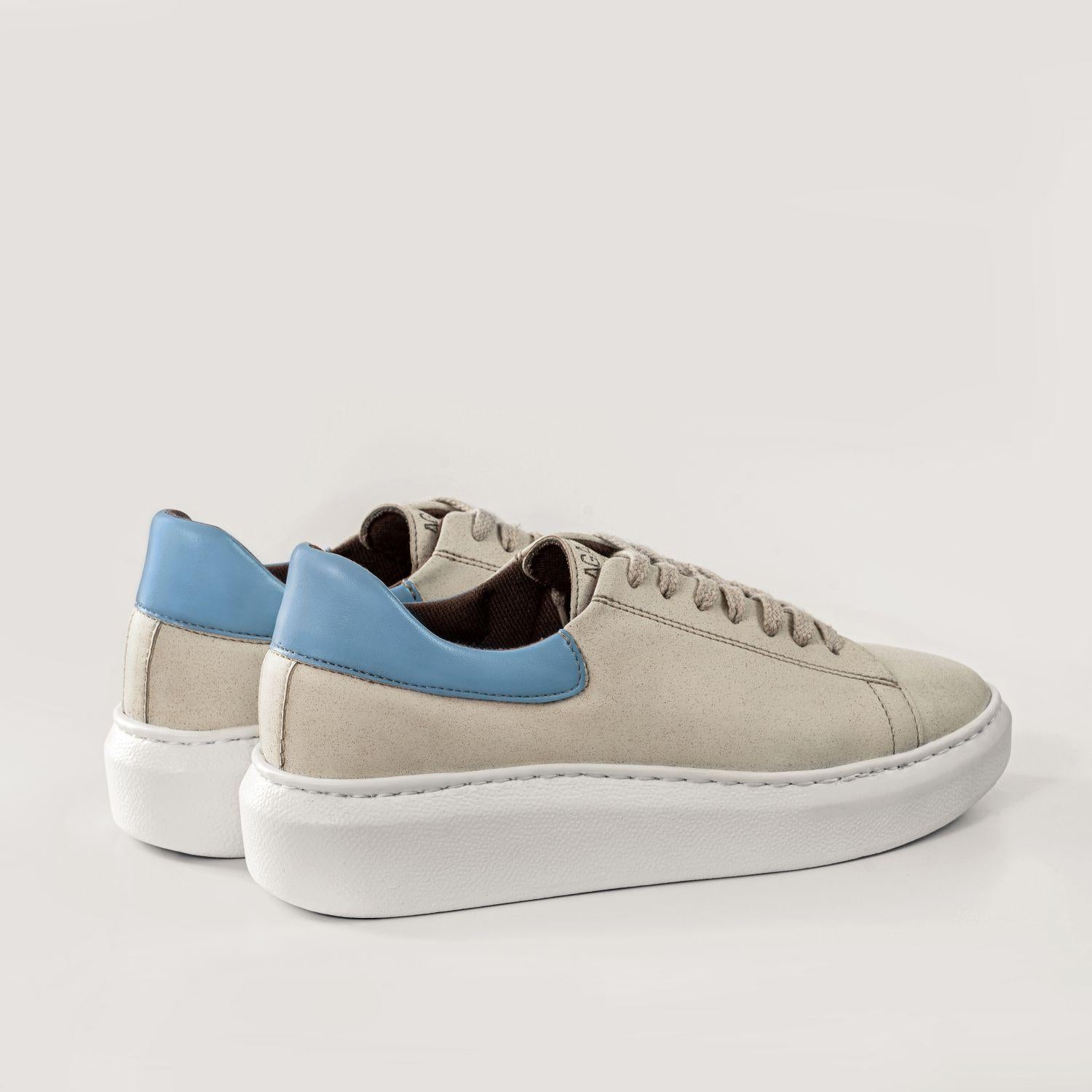 EMMA - apple & corn sneakers - sky blue