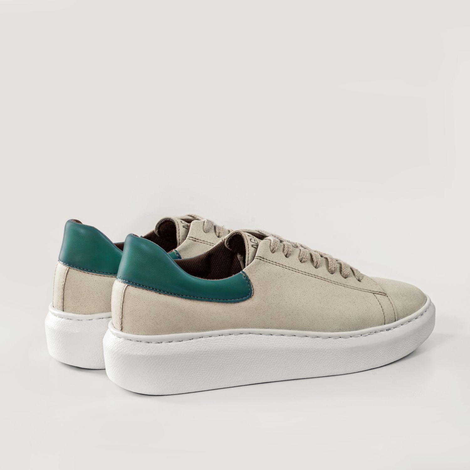 EMMA - apple & corn sneakers - turquoise