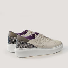JANE - apple & corn sneakers - cappucino – rear view