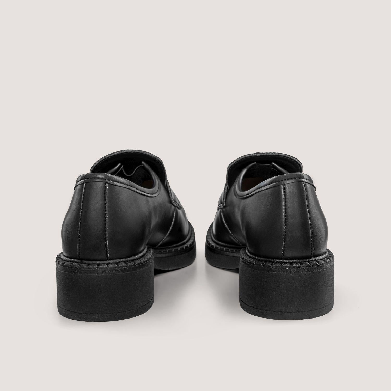 DIANE Vegan 3 in 1 Apple-Leather Loafers in Black