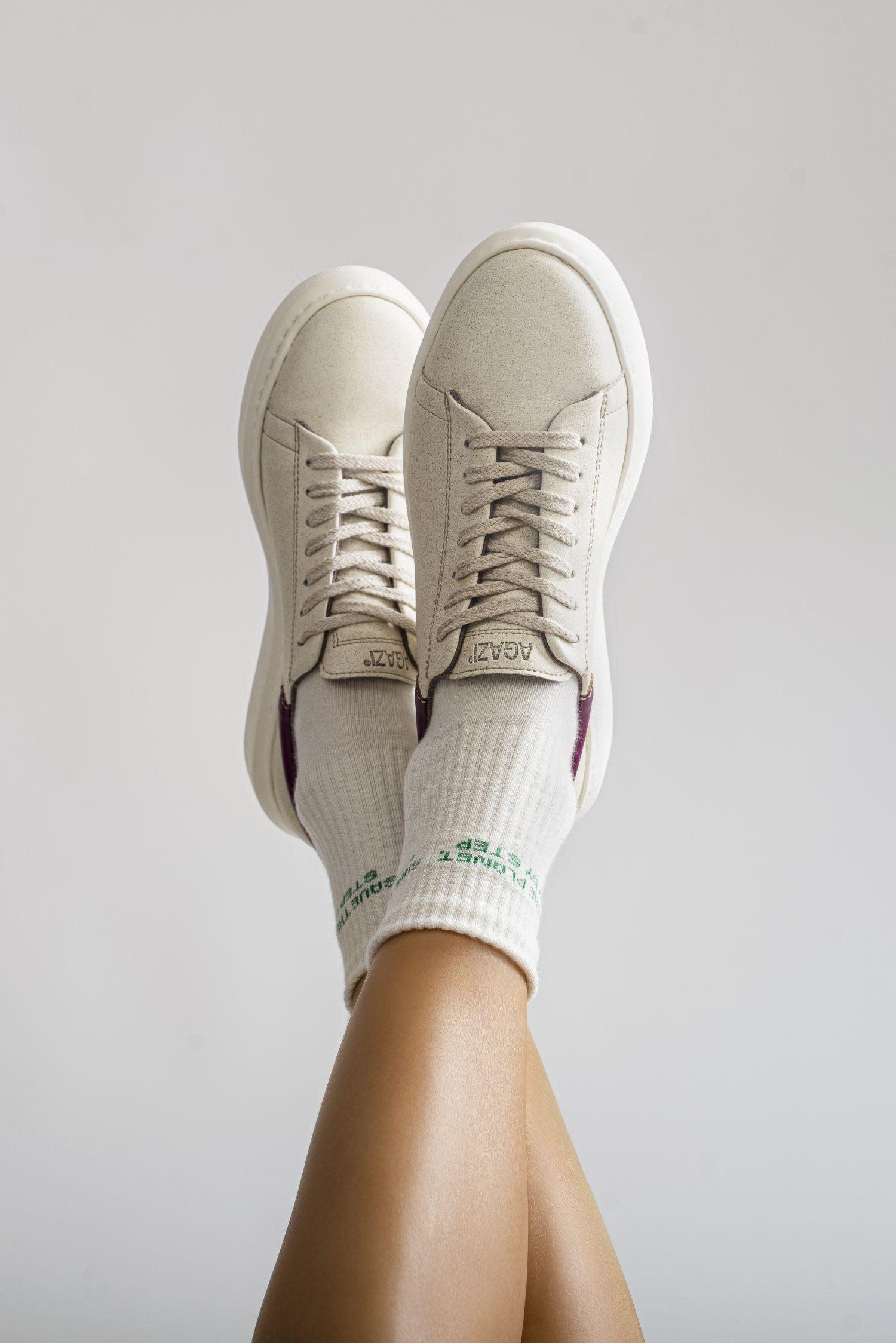EMMA - apple & corn sneakers - Fuchsie