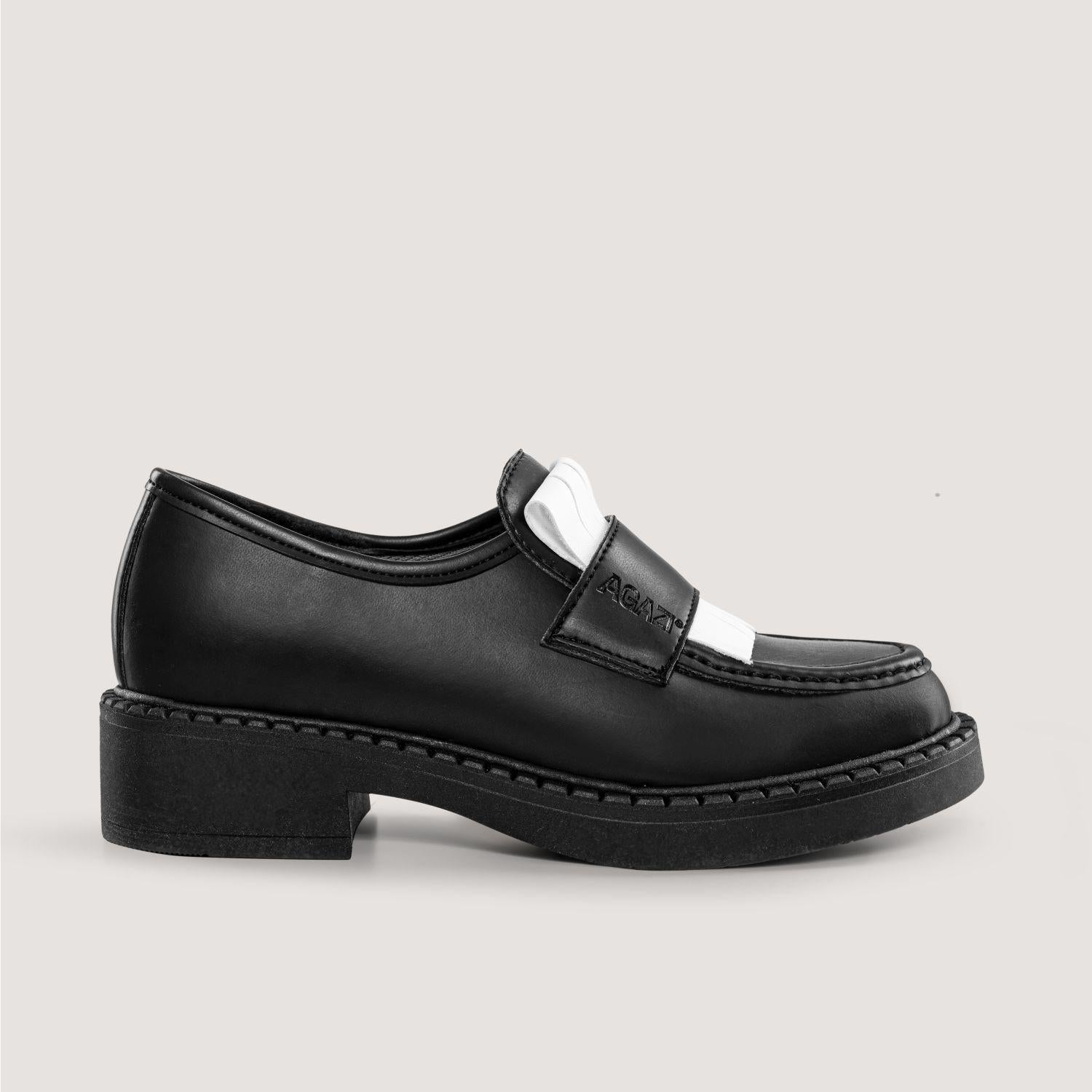 DIANE Vegan 3 in 1 Apple-Leather Loafers in Black