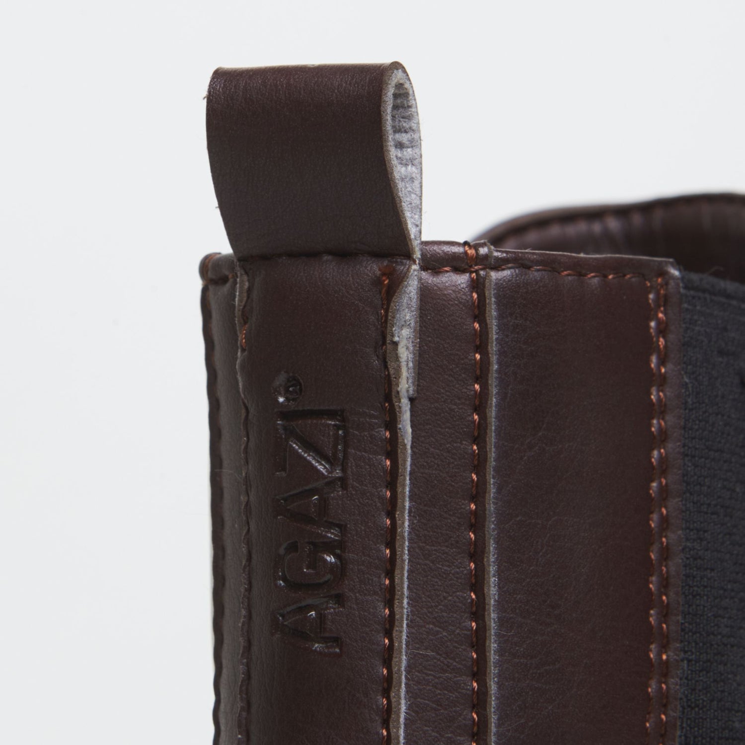 VICKY Brown Vegan Heeled Boots