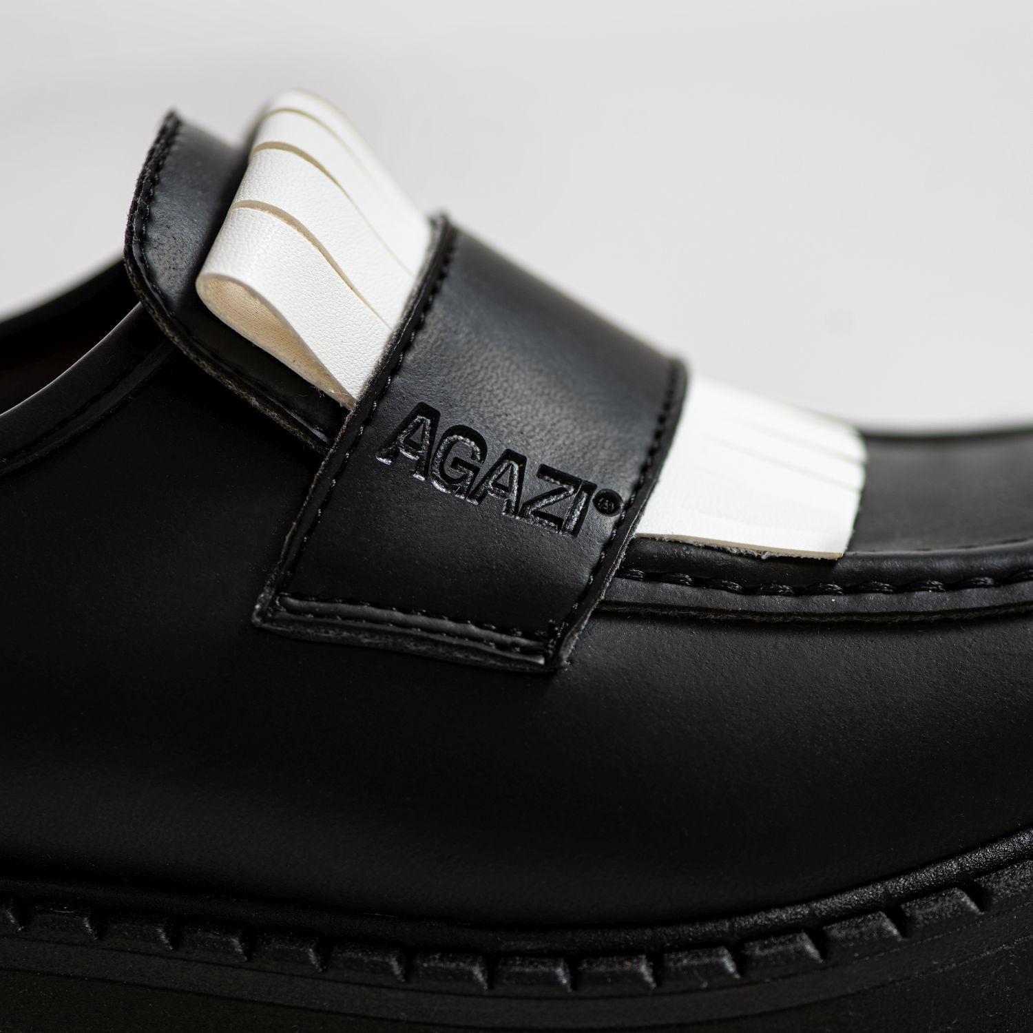DIANE Vegan 3 in 1 Apple-Leather Loafers in Black