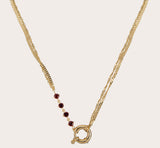 Maeve garnet necklace