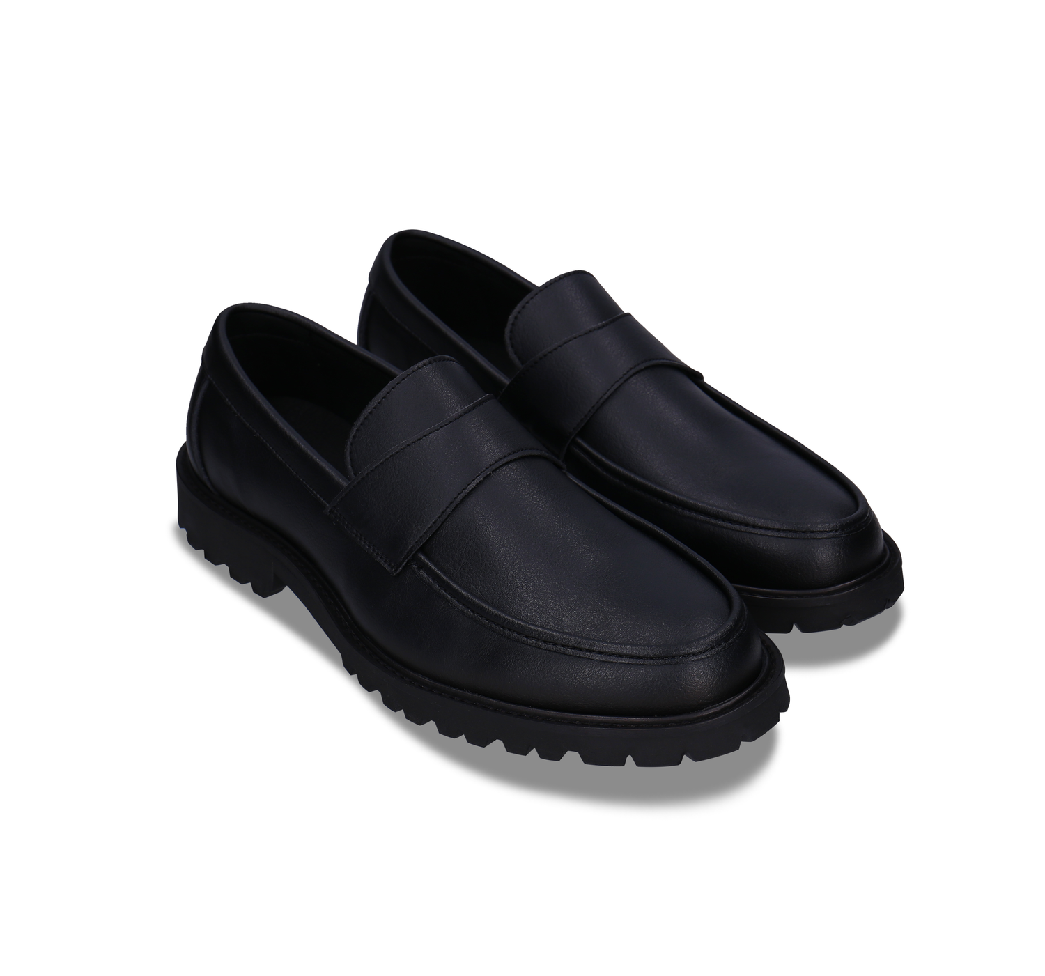 Herren-Slipper aus veganem Leder, schwarz, vielseitig, elegant, bequem, langlebig | NAE
