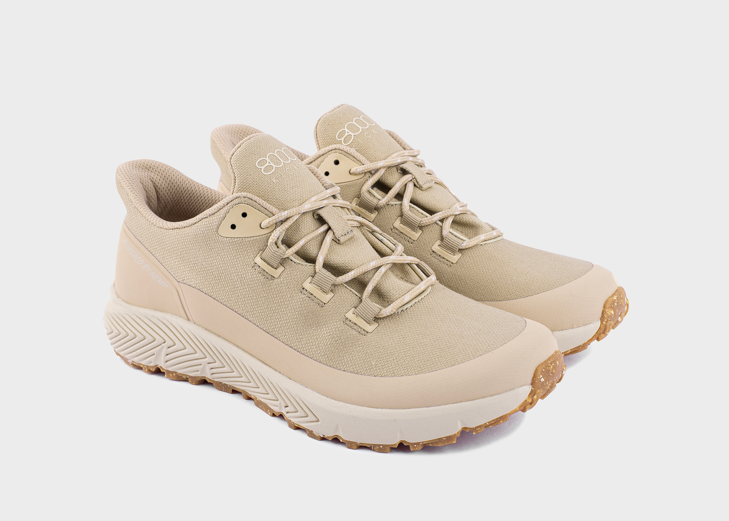 Trekker Waterproof Hemp Shoes for Men in Beige