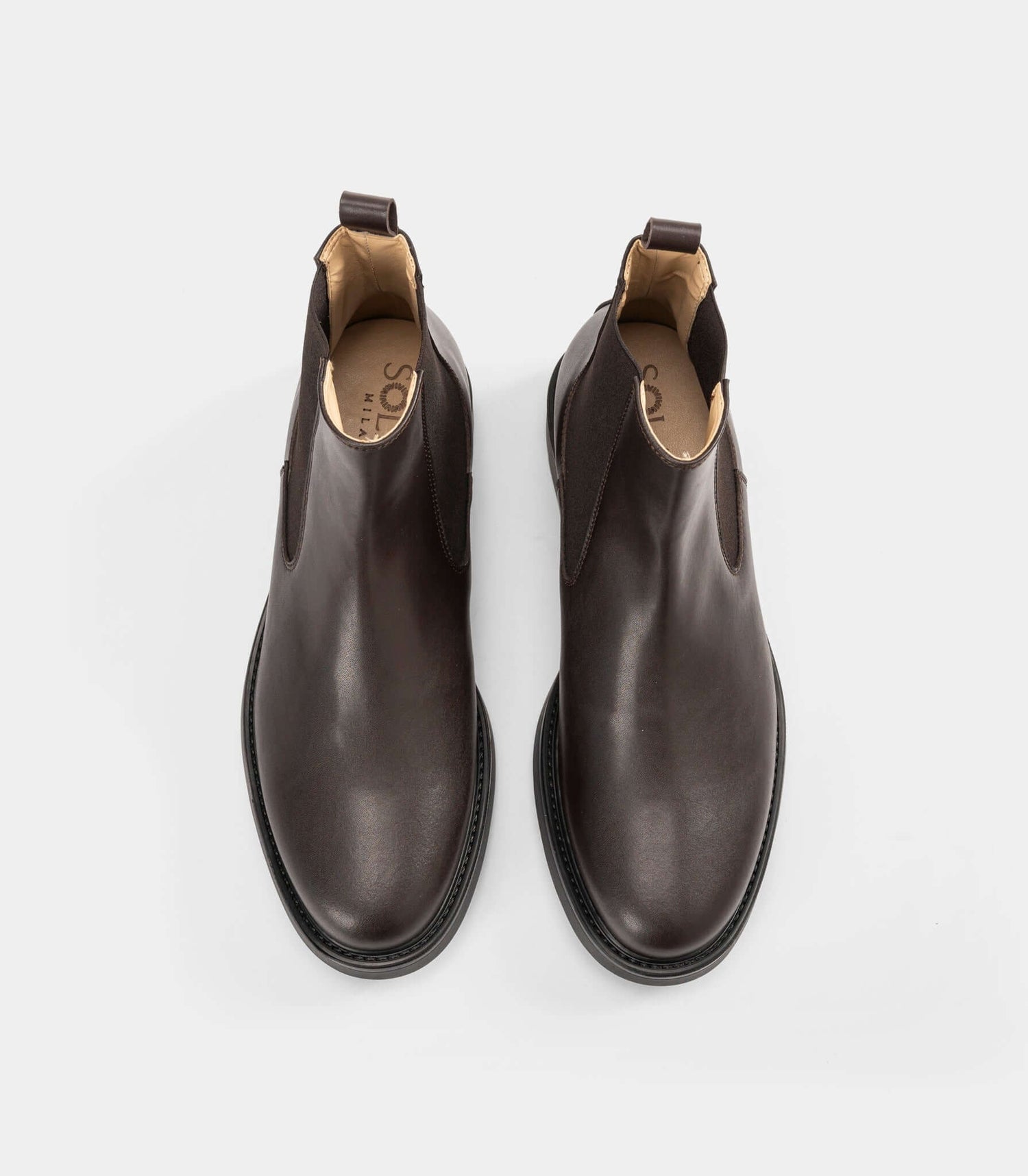 vegan chelsea boots brown