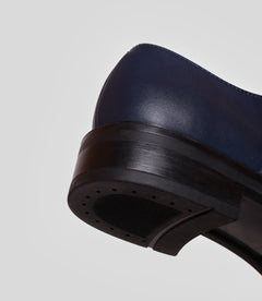 vegan blue shoes made in italy